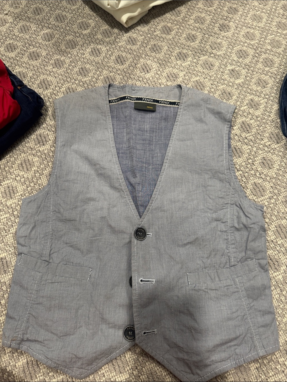 Fendi Light Blue boys, Gucci vest - Picture 2 of 4